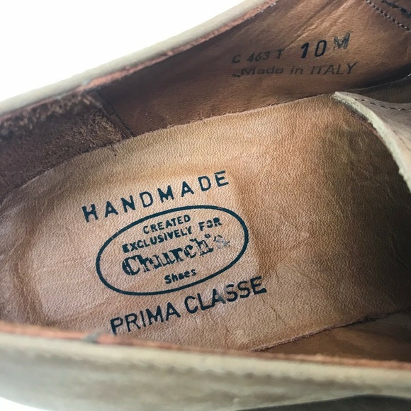 Church\'s vintage brown handmade Prima Classe 8M main image 7